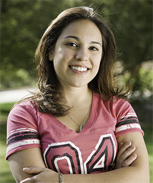 Young female UNM student